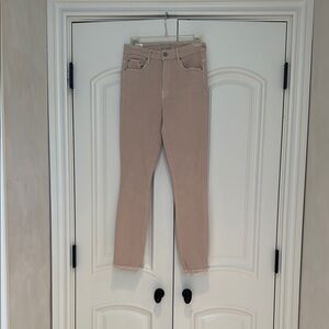 Mother high waisted looker ankle fray Skinny Jeans